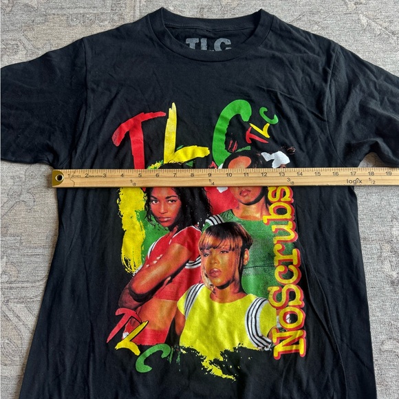 TLC Girl Group Black T-Shirt Cotton Full Size Unisex S Music 90’s Retro Band Tee - Picture 6 of 7